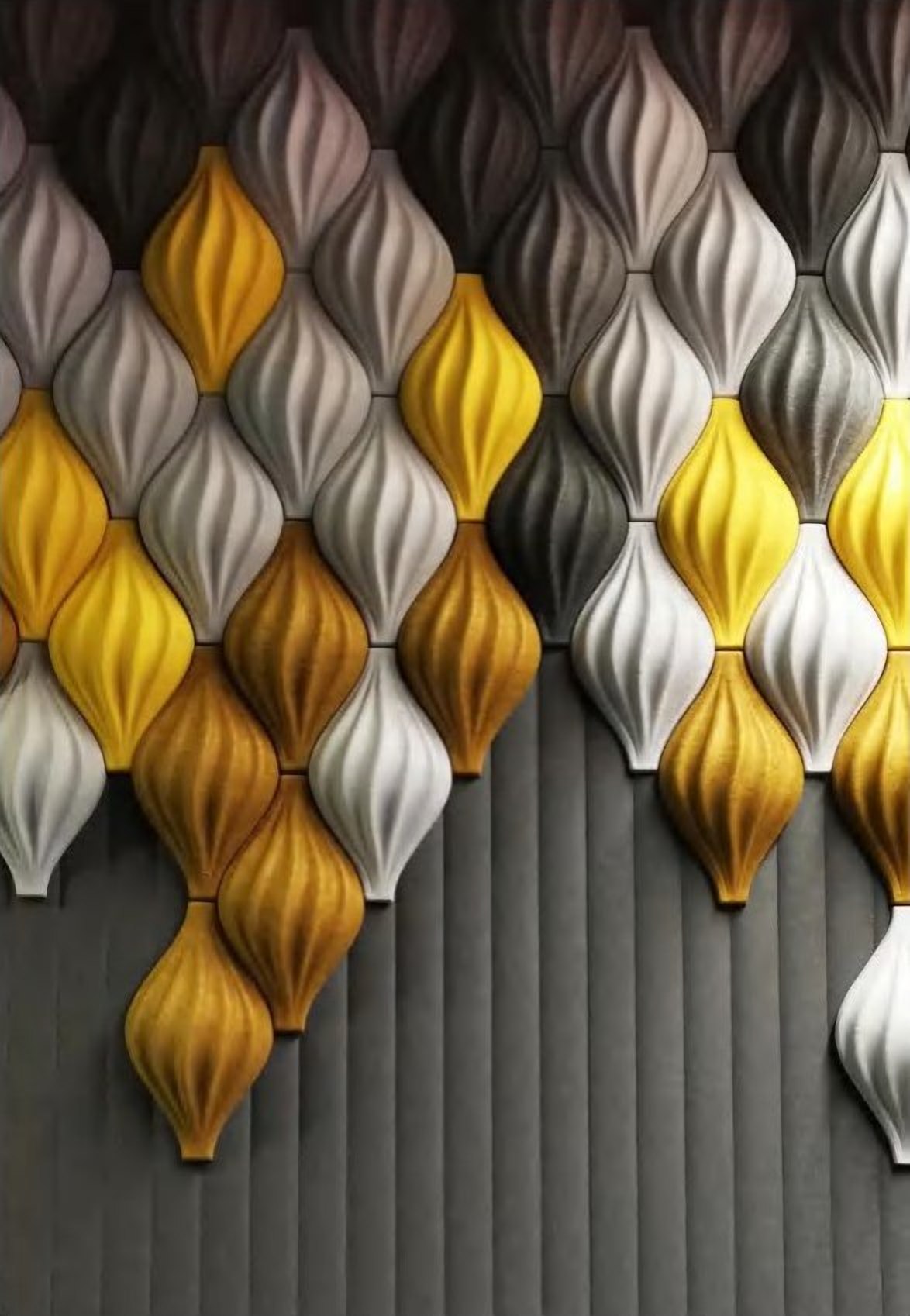 3D Dimensional acoustic panel collection